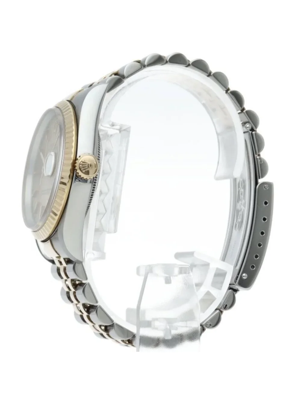 Rolex Datejust Watch 18k Yellow Gold SS Chien Color Polished